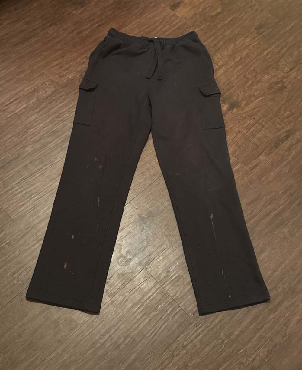 Amazon Essentials Cargo Sweatpants Size S Black